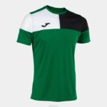 Joma 82P4R236 أخضر أسود أبيض قميص طاقم قصير الأكمام v رجال