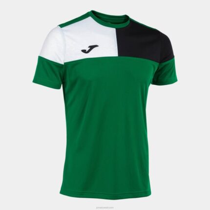 Joma 82P4R236 أخضر أسود أبيض قميص طاقم قصير الأكمام v رجال