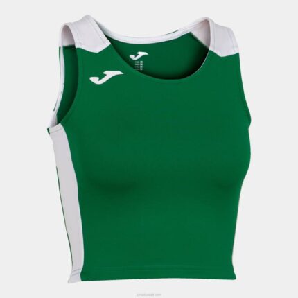 Joma 82P4R2370 أبيض أخضر سجل أعلى الخزان الثاني نحيف