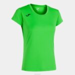 Joma 82P4R2371 نيون الخضراء قميص قصير الأكمام سجل الثاني نحيف