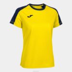 Joma 82P4R2382 أصفر أزرق كحلي قميص البطولة البيئية قصيرة الأكمام نحيف