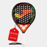 Joma 82P4R2389 المرجان الأسود الفلوري مضرب باديل سلام برو