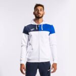 Joma 82P4R238 الأبيض الأزرق الملكي الأزرق الداكن طاقم سترة مقنعين v رجال - Image 7