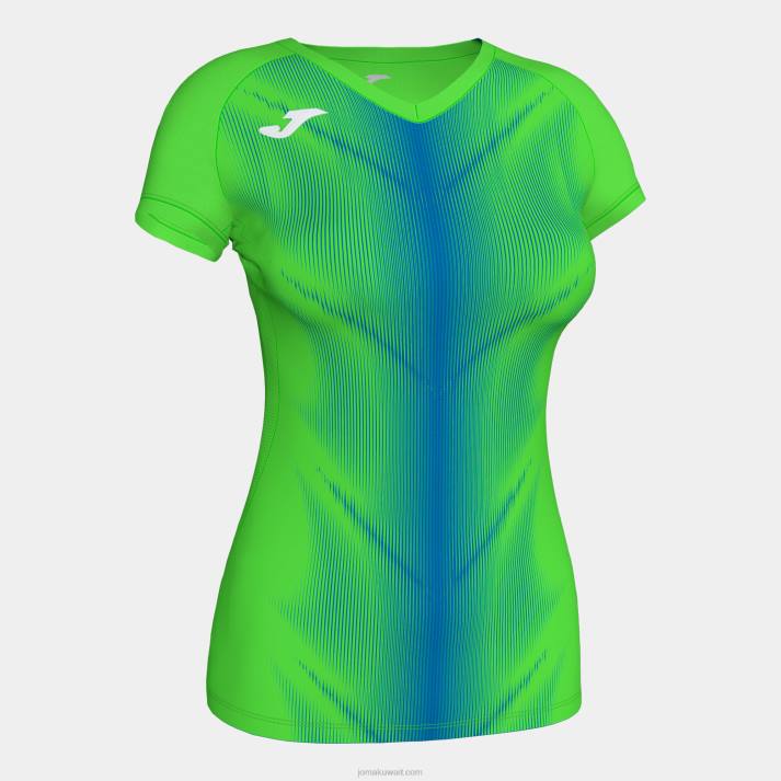joma_82p4r2393_d8a7d984d981d984d988d8b1d8b3d986d8aa_d8a7d984d8a3d8aed8b6d8b1_d988d8a7d984d8a3d8b2d8b1d982_d8a7d984d985d984d983.jpg Joma 82P4R2393 الفلورسنت الأخضر والأزرق الملكي قميص بأكمام قصيرة أوليمبيا نحيف - Image 1