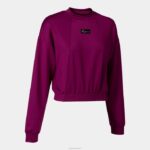 Joma 82P4R2396 ضارب الى الحمرة قميص من النوع الثقيل كاليفورنيا نحيف
