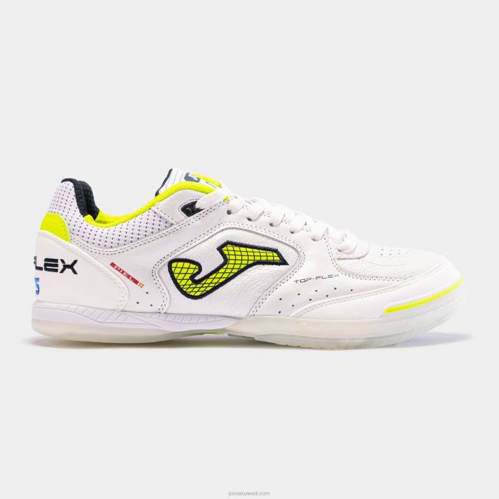 joma_82p4r23_d8a3d8a8d98ad8b6_d8add8b0d8a7d8a1_d983d8b1d8a9_d8a7d984d8b5d8a7d984d8a7d8aa_d8aad988d8a8_d981d984d98ad983d8b3_23_d.jpg Joma 82P4R23 أبيض حذاء كرة الصالات توب فليكس 23 حذاء داخلي - Image 1