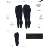Joma 82P4R2404 أسود لباس ضيق طويل نحيف - Image 6
