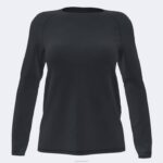 Joma 82P4R2411 أسود قميص بأكمام طويلة دافني نحيف