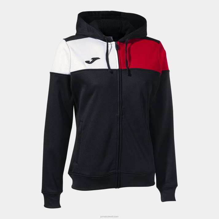 joma_82p4r2413_d8a3d8b3d988d8af_d8a3d8add985d8b1_d8a3d8a8d98ad8b6_d8b7d8a7d982d985_d8b3d8aad8b1d8a9_d985d982d986d8b9d98ad986_v_.jpg Joma 82P4R2413 أسود أحمر أبيض طاقم سترة مقنعين v نحيف - Image 1