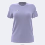 Joma 82P4R2420 أرجواني قميص قصير الأكمام المستكشف نحيف