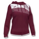 Joma 82P4R2431 بورجوندي أبيض سوبر نوفا II سترة مقنعين نحيف