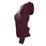 Joma 82P4R2431 بورجوندي أبيض سوبر نوفا II سترة مقنعين نحيف - Image 3