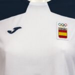 Joma 82P4R2435 أبيض قميص طويل الأكمام اللجنة الأولمبية الإسبانية نحيف - Image 2