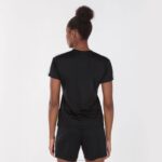 Joma 82P4R2456 أسود أبيض أكاديمية قميص بأكمام قصيرة iii نحيف - Image 2