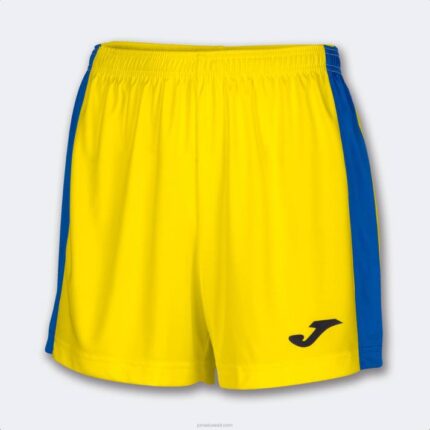 Joma 82P4R2459 أصفر أزرق ملكي شورت ماكسي نحيف