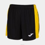 Joma 82P4R2460 أصفر مسود شورت ماكسي نحيف