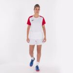 Joma 82P4R2461 أبيض أحمر قميص بأكمام قصيرة أكاديمية رابعا نحيف - Image 6