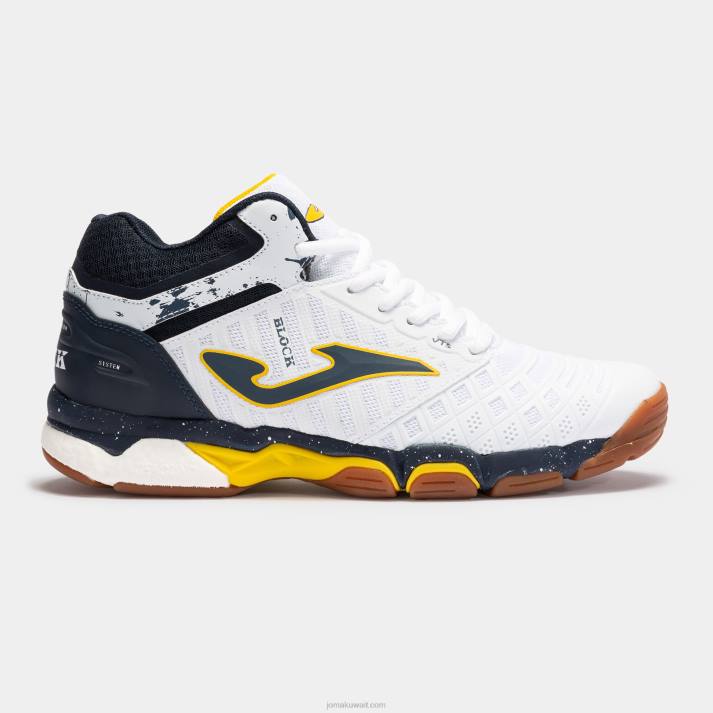 joma_82p4r248_d8a3d8a8d98ad8b6_d983d8add984d98a_d983d8aad984d8a9_d8a3d8add8b0d98ad8a9_d8a7d984d983d8b1d8a9_d8a7d984d8b7d8a7d8a.jpg Joma 82P4R248 أبيض كحلي كتلة أحذية الكرة الطائرة 22 رجال - Image 1