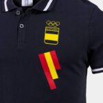 Joma 82P4R249 الأزرق الداكن الأبيض قميص بولو قصير الأكمام اللجنة الأولمبية الترفيهية الإسبانية - Image 5