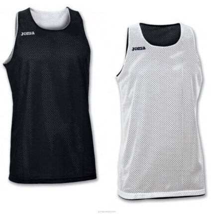 Joma 82P4R2511 أبيض أسود بلا أكمام تي شيرت آرو