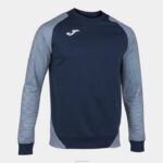 Joma 82P4R251 الأزرق الداكن الأبيض قميص من النوع الثقيل أساسي الثاني رجال