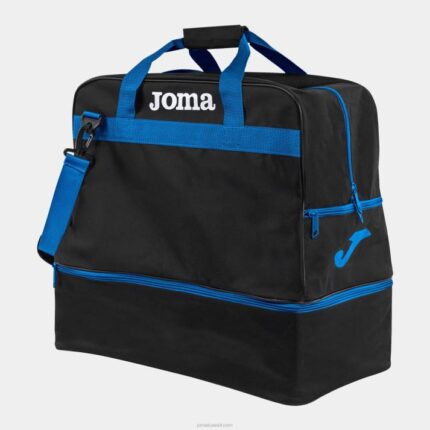 Joma 82P4R2524 أسود أزرق ملكي حقيبة التدريب الرياضي الكبرى III