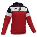 Joma 82P4R2597 أحمر أسود أبيض طاقم سترة المطر رابعا نحيف