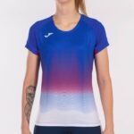 Joma 82P4R2599 أزرق ملكي أبيض أحمر قميص قصير الأكمام النخبة السابع نحيف - Image 2