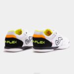 Joma 82P4R25 أبيض أسود حذاء كرة الصالات توب فليكس 23 داخلي - Image 3