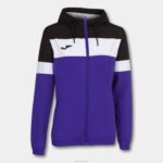 Joma 82P4R2601 أرجواني أسود أبيض طاقم سترة المطر رابعا نحيف