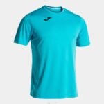 Joma 82P4R260 الفيروز الفلوري قميص قصير الأكمام كومبي رجال