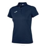 Joma 82P4R2612 الأزرق الداكن قميص بولو قصير الأكمام هواية نحيف