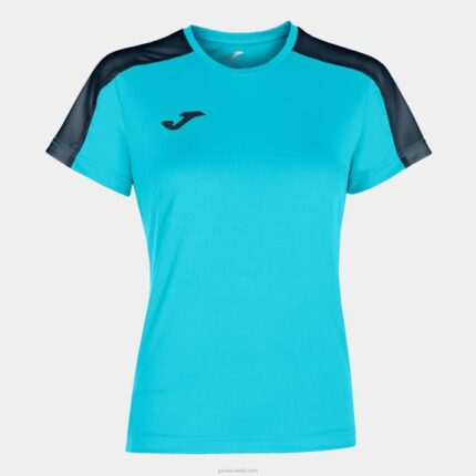 Joma 82P4R2617 الفيروز الأزرق الداكن أكاديمية قميص بأكمام قصيرة iii نحيف