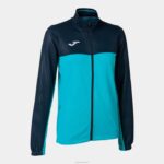Joma 82P4R2620 الفلورسنت الفيروز الأزرق الداكن سترة مونتريال نحيف