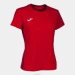 Joma 82P4R2624 أحمر قميص قصير الأكمام الفائز الثاني نحيف