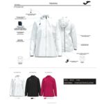 Joma 82P4R2644 أبيض مستكشف قذيفة لينة نحيف - Image 3