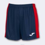 Joma 82P4R2653 الأزرق الداكن الأحمر شورت ماكسي نحيف