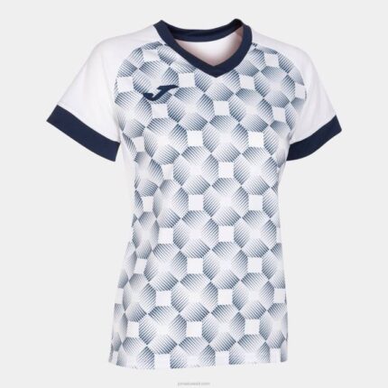 Joma 82P4R2658 أبيض كحلي قميص بأكمام قصيرة سوبر نوفا iii نحيف