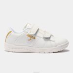 Joma 82P4R2714 ذهب ابيض الاحذية الكاجوال تلعب 22 صغار