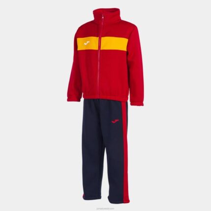 Joma 82P4R2771 أحمر أزرق كحلي بدلة رياضية صغار شريط