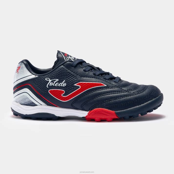 joma_82p4r2772_d8a7d984d8a3d8b2d8b1d982_d8a7d984d8afd8a7d983d986_d8add8b0d8a7d8a1_d983d8b1d8a9_d8a7d984d982d8afd985_d8aad988d9.jpg Joma 82P4R2772 الأزرق الداكن حذاء كرة القدم توليدو 22 تيرف جونيور - Image 1