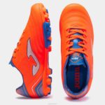 Joma 82P4R2796 البرتقالي الأزرق الملكي حذاء كرة القدم toledo jr 23 hard ground hg junior - Image 4