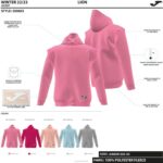Joma 82P4R2811 لون القرنفل سترة فتاة الأسد مقنعين - Image 3