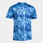 Joma 82P4R2829 السماء الزرقاء قميص قصير الأكمام أسد رجال