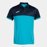 Joma 82P4R2831 الفلورسنت الفيروز الأزرق الداكن قميص بولو قصير الاكمام مونتريال رجال - Image 4