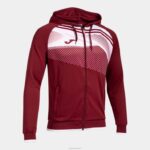 Joma 82P4R2874 بورجوندي أبيض سوبر نوفا II سترة مقنعين رجال