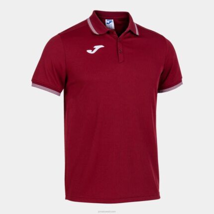 Joma 82P4R2884 بورجوندي قميص بولو بأكمام قصيرة الحرم الجامعي iii رجال