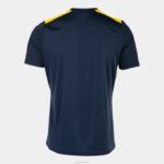 Joma 82P4R2917 الأزرق الداكن والأصفر قميص بطولة قصيرة الأكمام السابع رجال - Image 2