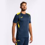 Joma 82P4R2917 الأزرق الداكن والأصفر قميص بطولة قصيرة الأكمام السابع رجال - Image 5