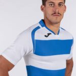 Joma 82P4R2935 أزرق ملكي أبيض قميص قصير الأكمام prorugby الثاني رجال - Image 5
